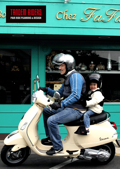 子供とタンデム！バイク用タンデムベルトならタンデムライダーズ！子供